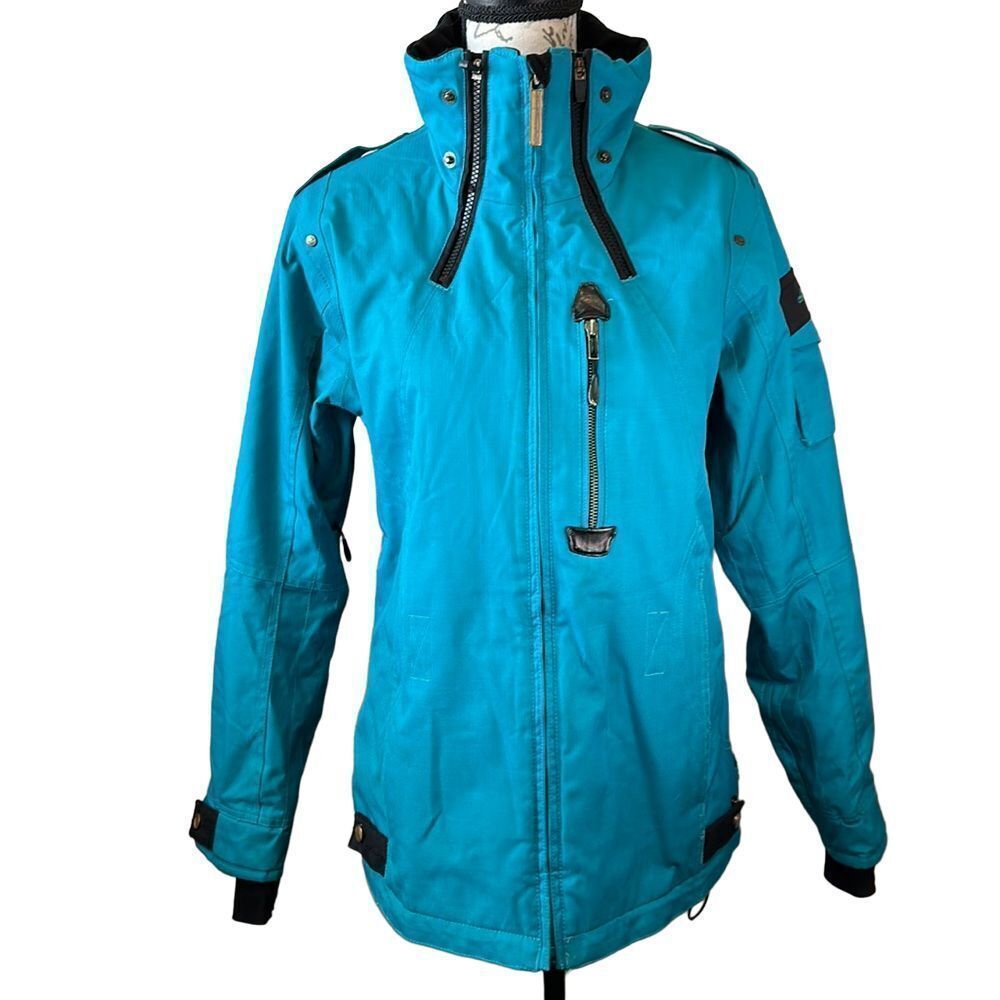 Obermeyer Women Teal Snowboard Ski Snow Coat 8